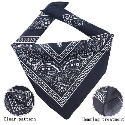 Durable and Lightweight Printed Head Bandana Cowboy Outfit for Dogs