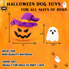 Squeaky Plush Lilfrd Halloween Pumpkin & Ghosts Toys