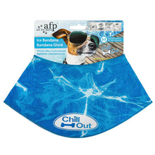 Chill Out Blue Neck Cooler Cooling Bandana for Large Pets