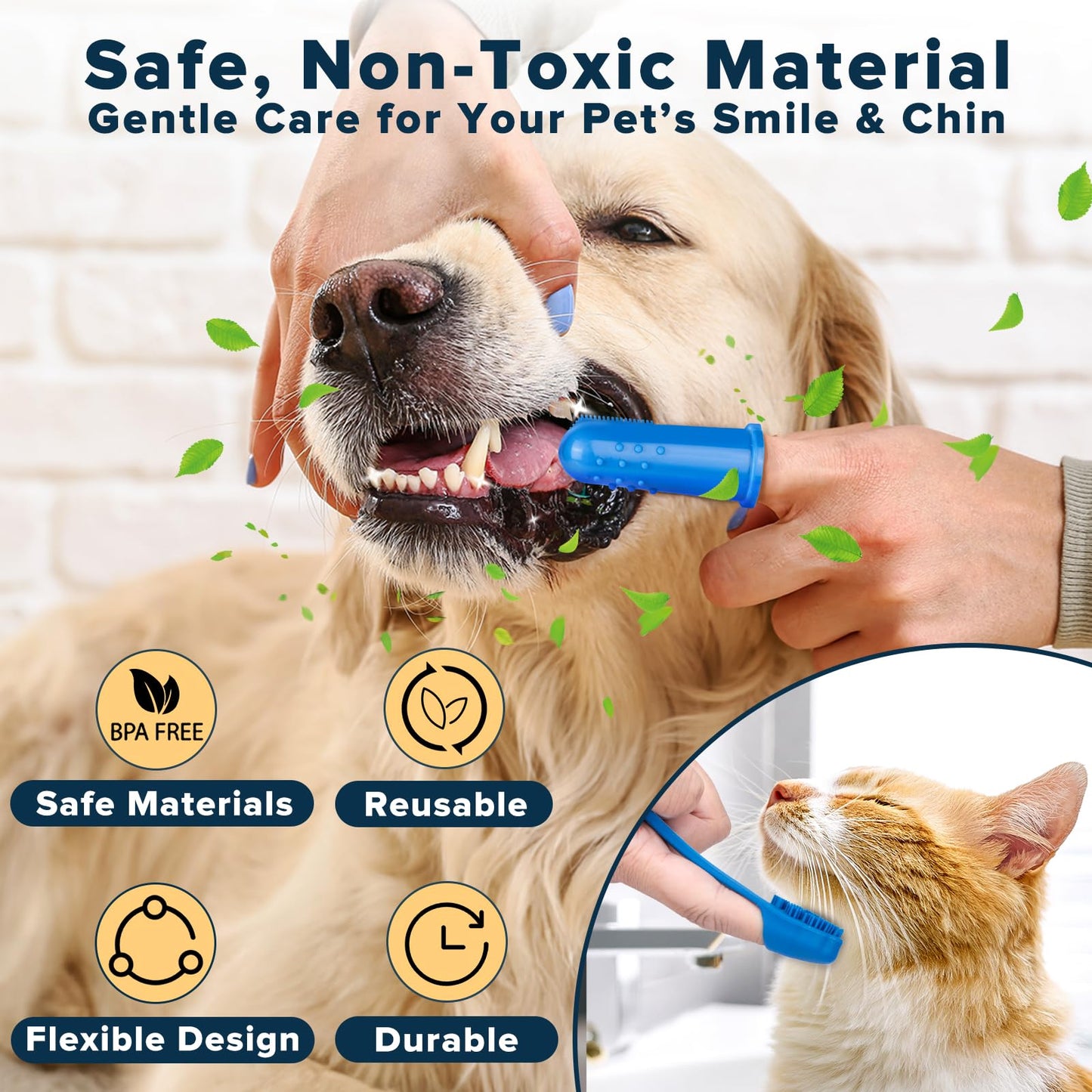 Premium Quality 6PCS Pet Grooming Kit with Pet Gloves for Grooming Dogs, Cats and Horses