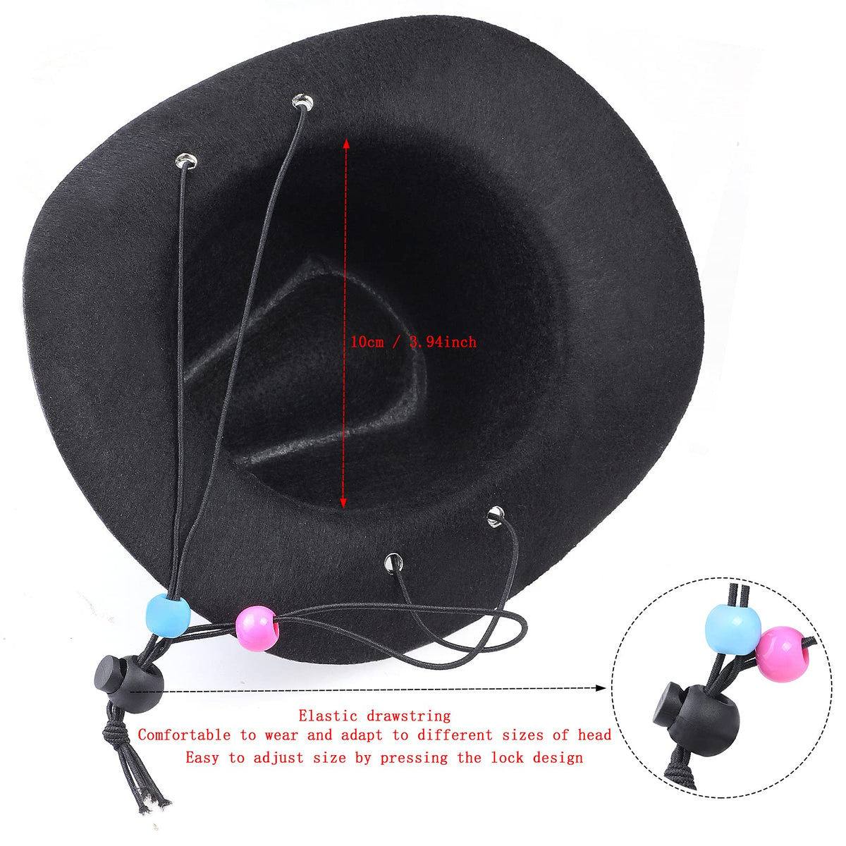 Durable and Lightweight Printed Head Bandana Cowboy Outfit for Dogs