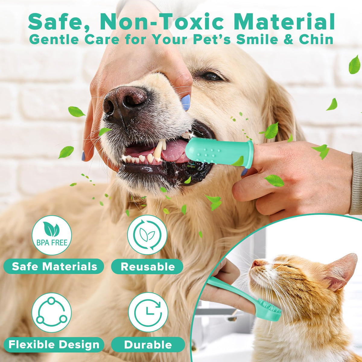 Premium Quality 6PCS Pet Grooming Kit with Pet Gloves for Grooming Dogs, Cats and Horses