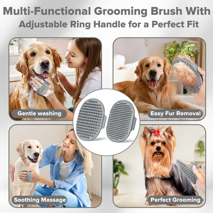Premium Quality 6PCS Pet Grooming Kit with Pet Gloves for Grooming Dogs, Cats and Horses