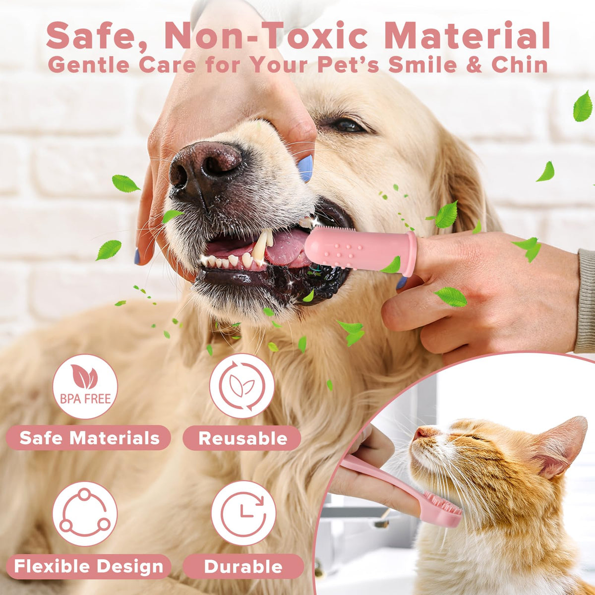 Premium Quality 6PCS Pet Grooming Kit with Pet Gloves for Grooming Dogs, Cats and Horses