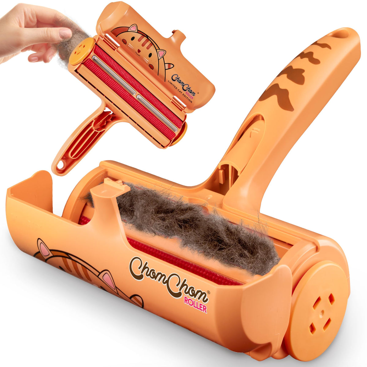 Premium Quality Pet Hair Remover Tool - Best Reusable Lint Roller for Multi-Surface Cleaning