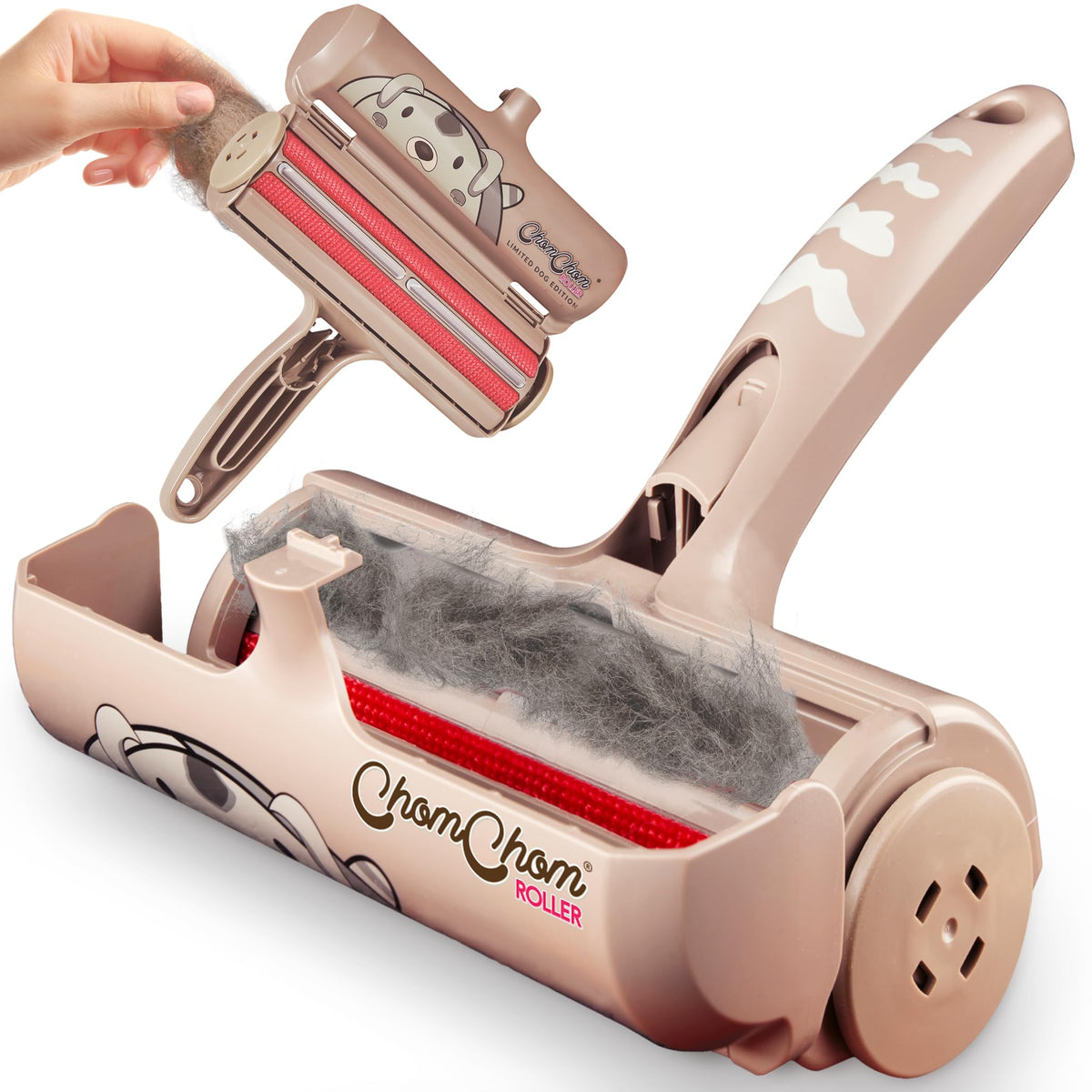 Premium Quality Pet Hair Remover Tool - Best Reusable Lint Roller for Multi-Surface Cleaning