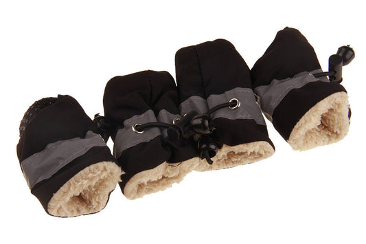 Keep Warm Inside Dog Shoes