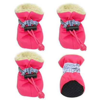 Keep Warm Inside Dog Shoes