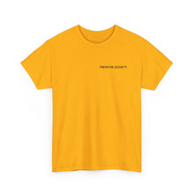 Frenchie Society T-Shirt — Yellow & Pink Dog Lover Tee