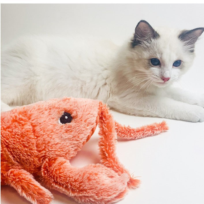 USB Charging Simulation Lobster Funny Dog Plush Toys