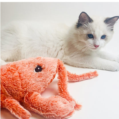 USB Charging Simulation Lobster Funny Dog Plush Toys