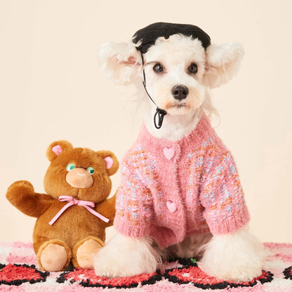 Autumn And Winter Female Dog Colorized Sweater