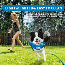 Chill Out Blue Neck Cooler Cooling Bandana for Large Pets