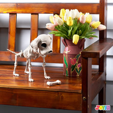 JOYIN Posable Halloween Dog Skeleton – Realistic Puppy Decor, 12.6”