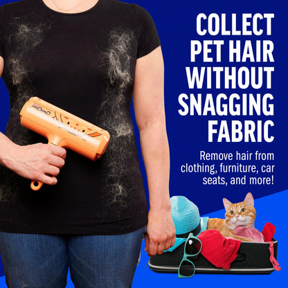 Premium Quality Pet Hair Remover Tool - Best Reusable Lint Roller for Multi-Surface Cleaning