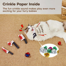 Horror Knife-Shaped Kitten Catnip Crinkly Sound Toys