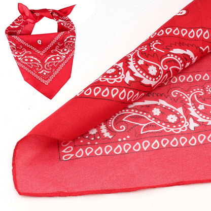 Durable and Lightweight Printed Head Bandana Cowboy Outfit for Dogs