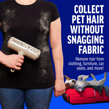 Premium Quality Pet Hair Remover Tool - Best Reusable Lint Roller for Multi-Surface Cleaning