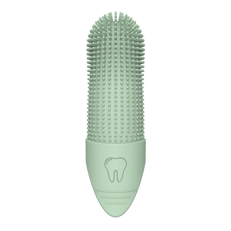 Pet Silicone Finger Toothbrush Oral Cleaning
