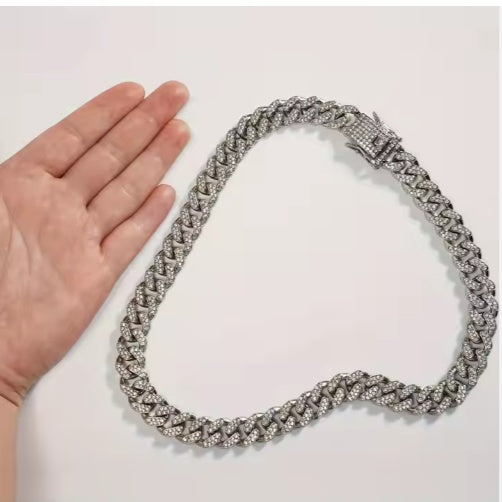 Luxury Alloy Dog Chain Sparkling  Metal Chain
