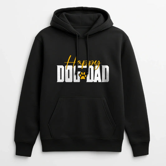 Top-Rated Quality Fade Resistant Everyday Wear Dog Happy Dad Hoodie