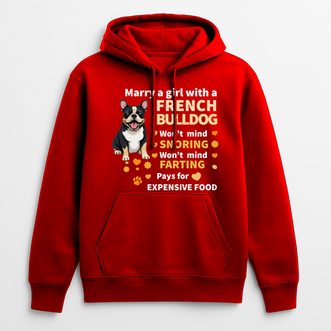 Dogg Fatherz Frenchie Contract Red Hoodie