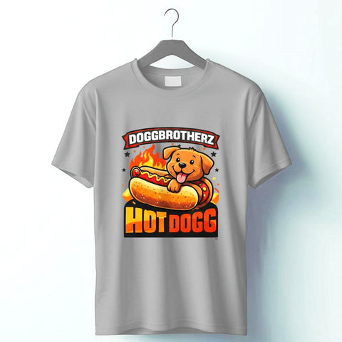 DoggBrotherz Hot Dogg Graphic White T-Shirt