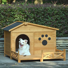 48 Wooden Dog House Outdoor With Porch