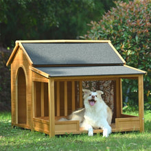 Large Wooden Dog House With Porch