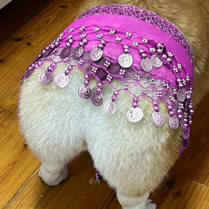 Belly Dance Fart Chain Sequined Waist Chain