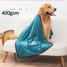 Pet Towel Dog Bathrobe Water Absorbent And Quick Drying