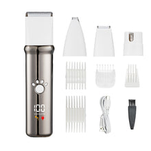 Electric Pet Shaver 4-in-1 Set Digital Display Washing Scissors