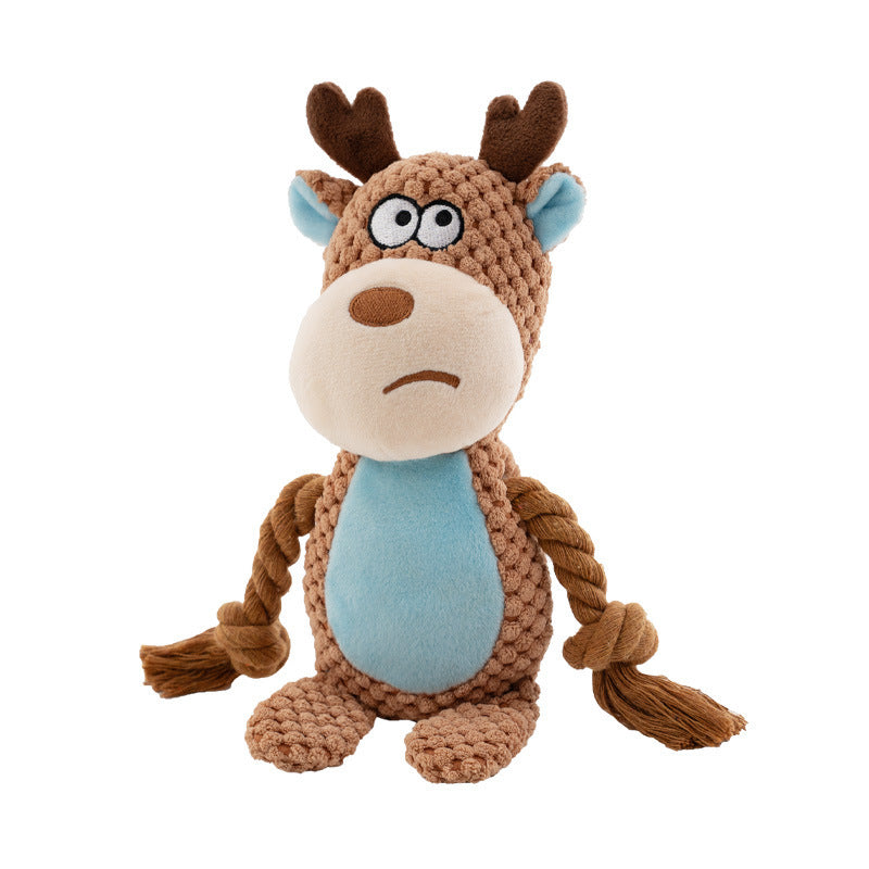 Pet Plush Sound Cotton Rope Toys Training Dog Supplies