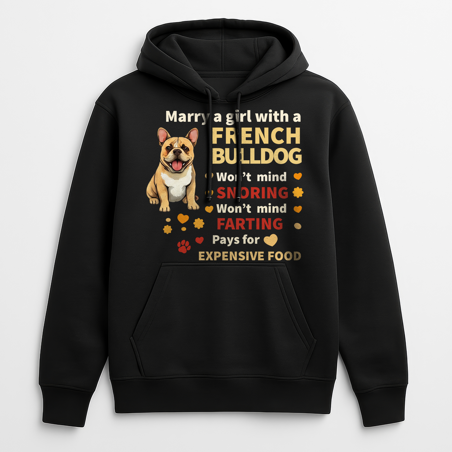 DoggFatherz.Co Frenchie Contract Hoodie – Heavyweight Dog Lover Streetwear Pullover