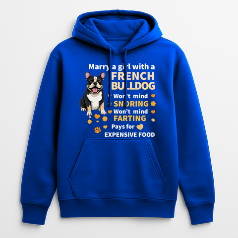 Dogg Fatherz Frenchie Contract Blue Hoodie