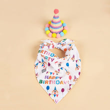 Creative Printing Dog Triangular Binder Birthday  Towel Accessories