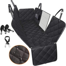 Car Back Seat Pet Mat With Zipper And Pocket For Travel