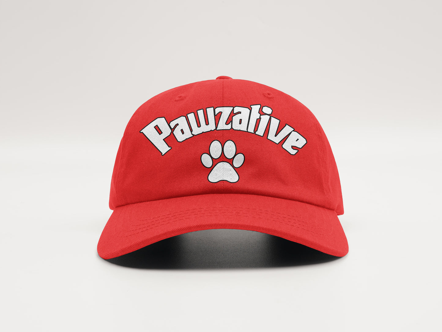 Pawzative DoggFatherz.Co Red Cap