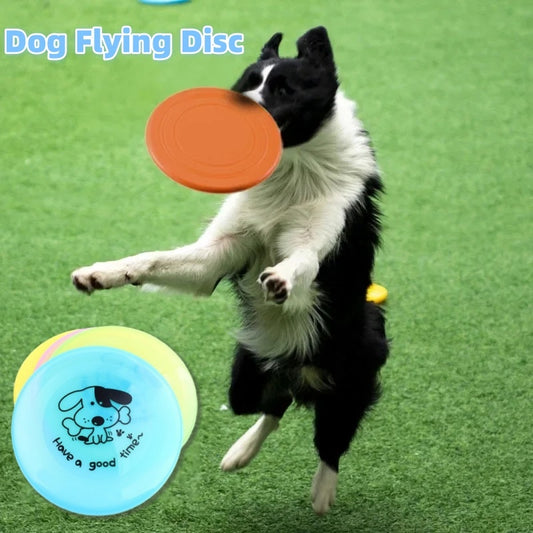 Silicone Flying Saucer Funny Pets Dog Toy