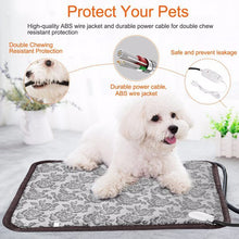 Pet Heating Pad, Waterproof Adjustable Warm Blanket