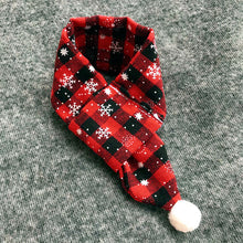 Pet Christmas Bow Tie Bib Slobber Scarf