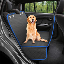 Car Back Seat Pet Mat With Zipper And Pocket For Travel