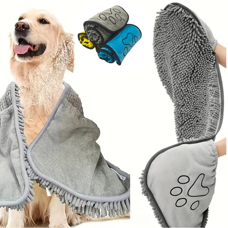 Premium Quality Super Absorbent Dog Bath Towel for Quick Drying and Comfort