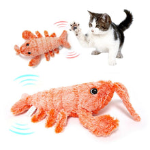 USB Charging Simulation Lobster Funny Dog Plush Toys