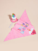 Creative Printing Dog Triangular Binder Birthday  Towel Accessories