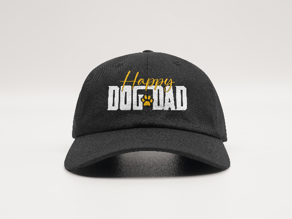 Happy Dogg Dad Black Cap