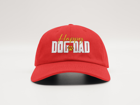 Happy Dogg Dad Red Cap