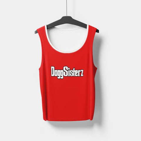 Dogg Sisterz Unisex Red Tank Tops